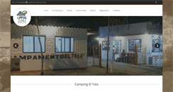 Desktop Screenshot of campingeltala.com.ar